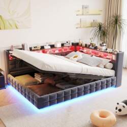 Multifunctional Upholstered Sofa Bed 140 ×