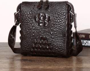 New Crocodile Bone Pattern Men`s Single