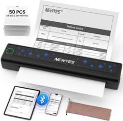 NEWYES Portable Thermal Printer Inkless Printer