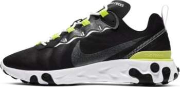 Nike React Element 55 Melns Citronu