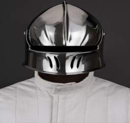Polished Sallet Helmet with Visor Medieval