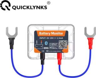 QUICKLYNKS Wireless Bluetooth Battery Monitor BM6