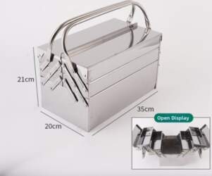 Retractable Design Metal Tool Storage Box