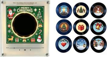 Rotatable Magnetic Refrigerator Magnet: Acrylic Creative