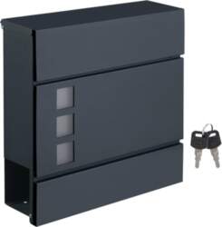 SONGMICS Modern Mailbox, Lockable Wall-Mounted Post