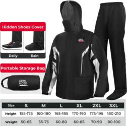 Split Raincoat Suit Waterproof Jacket Pant