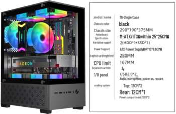 T8 Frameless Sea View mATX Computer