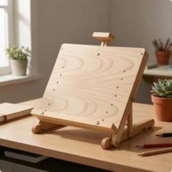 Tabletop Easel with Work Surface Adjustable
