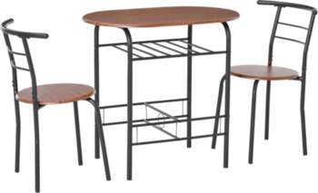 Three-Piece Compact Dining Set - Natural