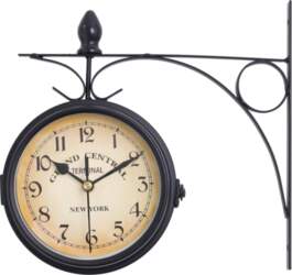 UPstore Retro Style Double-Sided Wall Clock