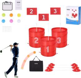 VEVOR Backyard Golf Game, 3 Hole