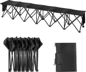 VEVOR Portable Folding Bench, 6 Seat