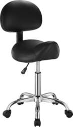 VEVOR Saddle Stool with Back Support