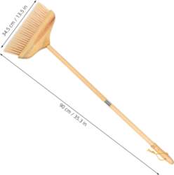 Wood Home Soft Bristle Broom Long