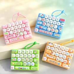 26 Grids Mini  Keyboard Fidget Keychain