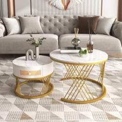 2 in 1 Round Coffee Table