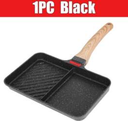 2-Section Versatile Breakfast Omelette Frying Pan