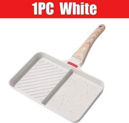 2-Section Versatile Breakfast Omelette Frying Pan