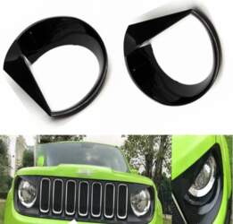 2PCS Car Front Light Headlight Angry
