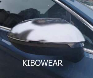 2pcs Matte Chrome Side Mirror Covers