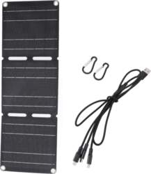 30W Saules panelis ar divām USB