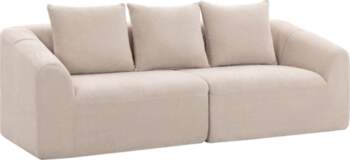 3-Seater Sofa, Chenille Cloud Couch Without
