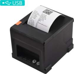 80 mm USB+LAN kvīšu printeris POS