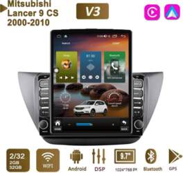 9,7 collu Android automašīnas radio