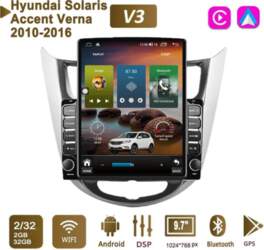 9,7 collu Android automašīnas radio