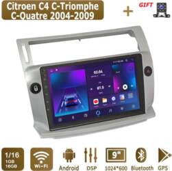 Android Carplay automašīnas radio priekš Citroen