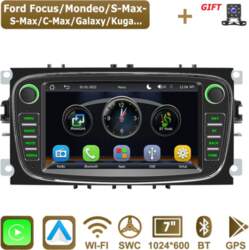 Auto radio 2 DIN, 7 collas