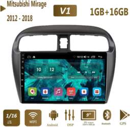 Automašīnas radio Android Auto priekš Mitsubishi