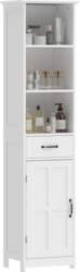 Bathroom column cabinet with 3 open