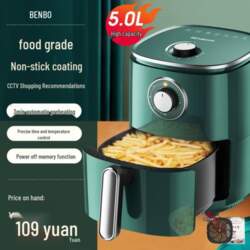 Benbo 2025 Air Fryer, Multifunctional Large-Capacity