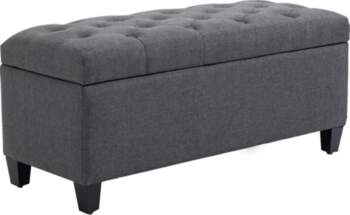 Bench with Storage Space, Upholstered Bench