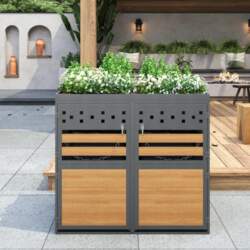 Bin box for 2 with planter