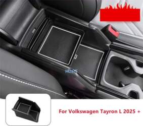 Car Style Central Control Armrest Storage