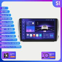 Carplay 2 Din Android 12 automašīnu