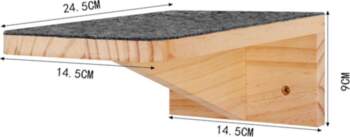 Cat Wall-Mounted Tree Tower Set with