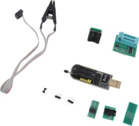 CH341A USB programmētājs SOP8 testa klips