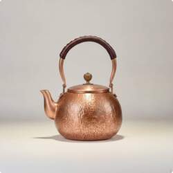 Copper Tea Kettle Uncoated Large Capacity