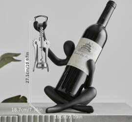 Creative Abstract Character Red Wine Rack