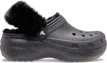 Crocs Classic Platform Ride Glitter Clogs