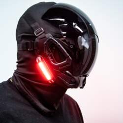 Cyber Punk Mask With Side LED