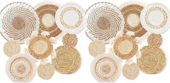 CYCLI-18 Pack Boho Wall Basket Set
