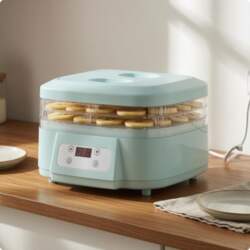 Digital Food Dehydration Timer Stackable Tray