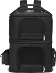 Double Layer Pet Backpack,Removable Portable