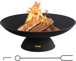 Fire Pit Bowl, 30-Inch Deep Round