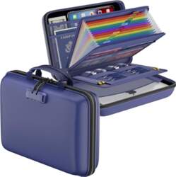 Fireproof Waterproof Document Bag Portable Hard