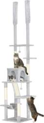 Floor-to-ceiling cat tree, cat scratcher adjustable